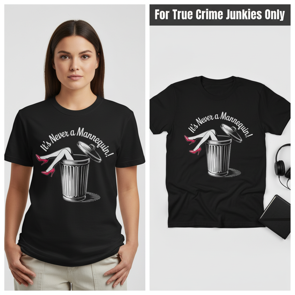 It's Never a Mannequin T-Shirt_model_flat