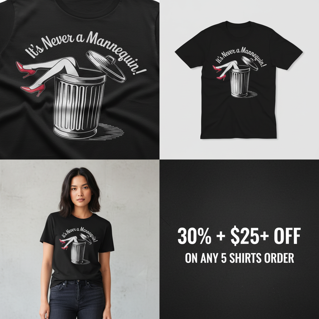 It's Never a Mannequin T-Shirt_4_panel