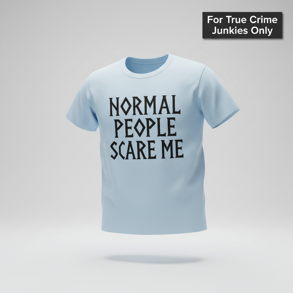Normal People Scare Me T-Shirt_3d_float