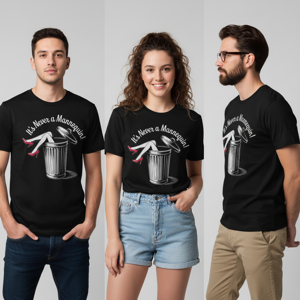 It's Never a Mannequin T-Shirt_3_model