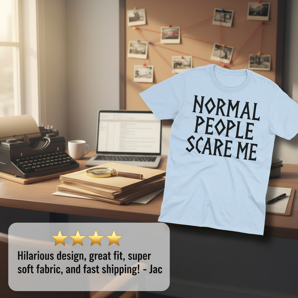 Normal People Scare Me T-Shirt_review_5star