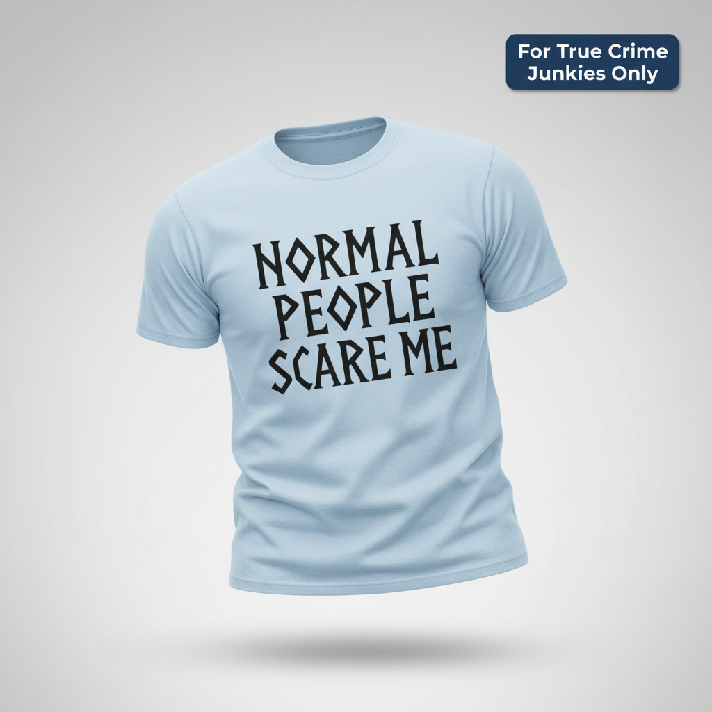 Normal People Scare Me T-Shirt_3d_float