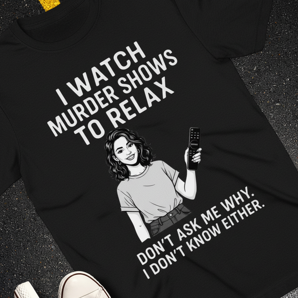 Murder Shows & Chill T-Shirt_extreme_za