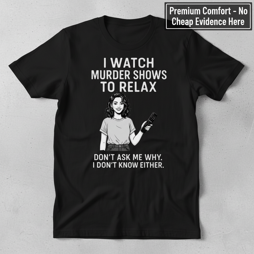 Murder Shows & Chill T-Shirt_clean