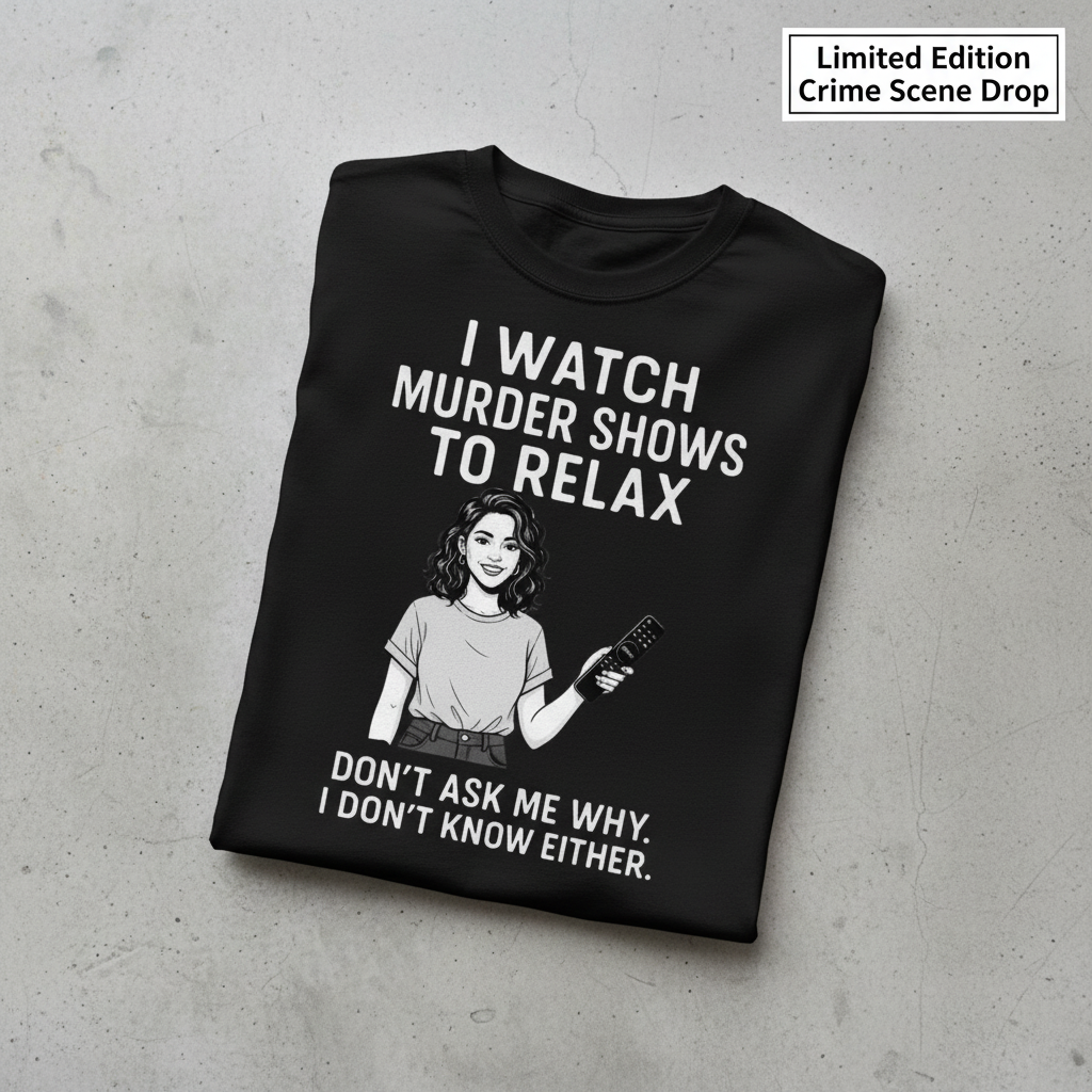 Murder Shows & Chill T-Shirt_fold_tilt