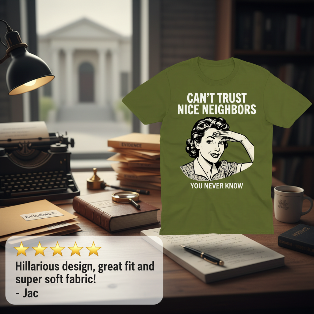 Can't Trust Nice Neighbors T-Shirt_review_5star