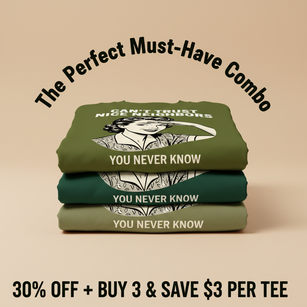 Can't Trust Nice Neighbors T-Shirt_stacked_promotion