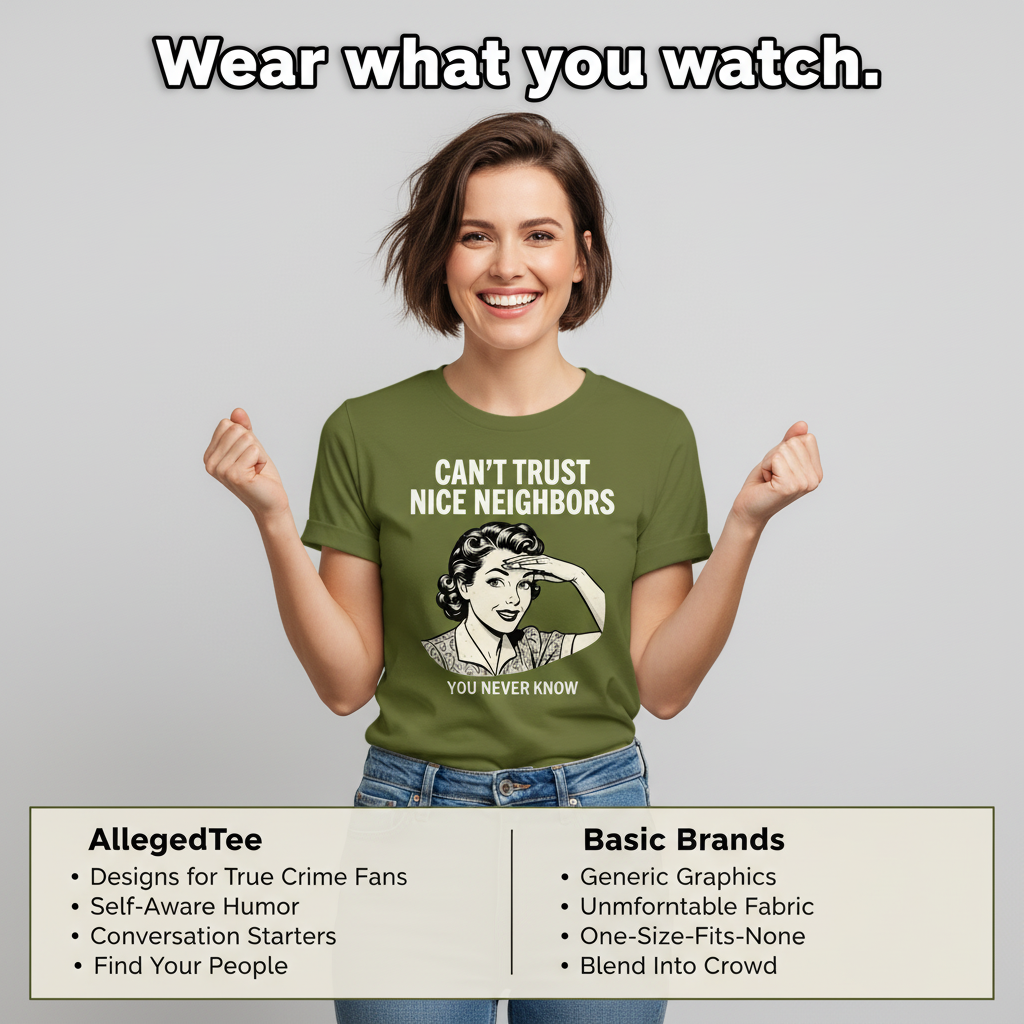 Can't Trust Nice Neighbors T-Shirt_product_table