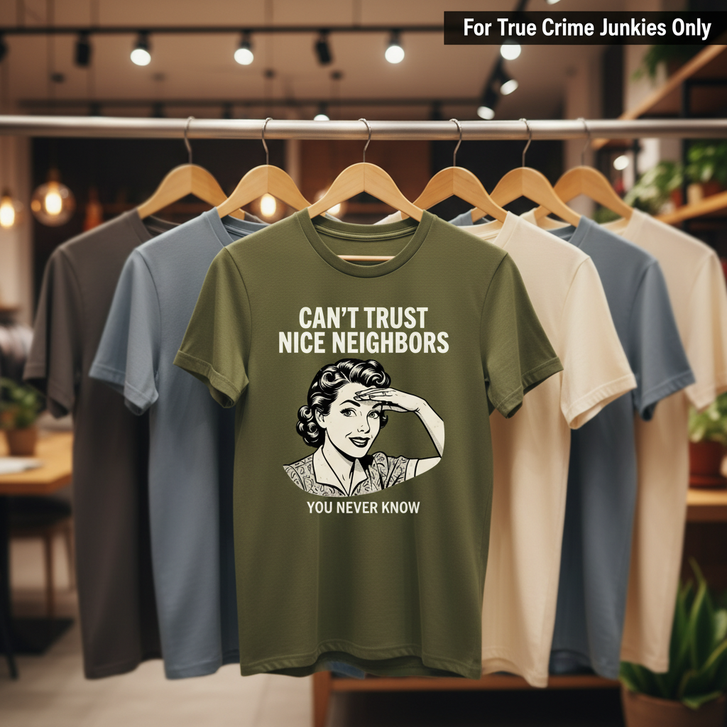 Can't Trust Nice Neighbors T-Shirt_boutique_rack
