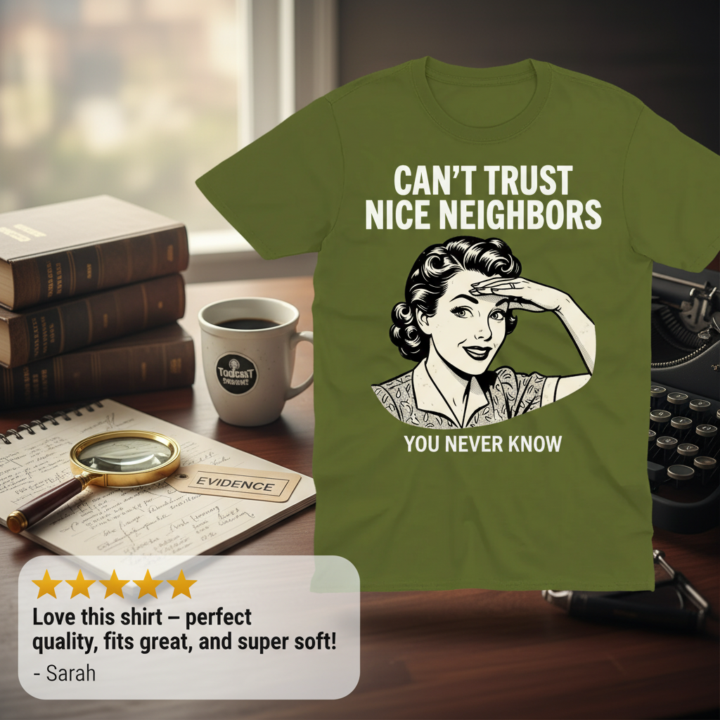 Can't Trust Nice Neighbors T-Shirt_review_5star