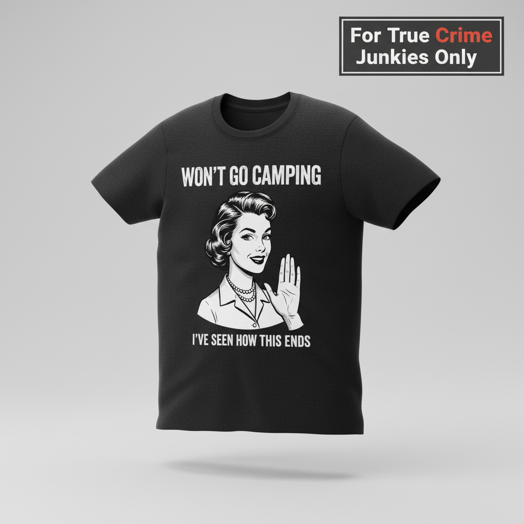 Won’t Go Camping T-Shirt_3d_float