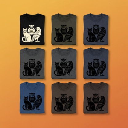 Mystic Trio T-Shirt_6color_grid