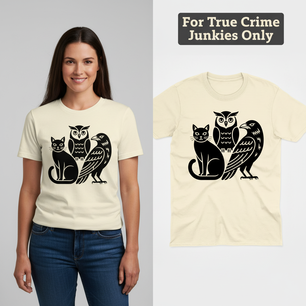 Mystic Trio T-Shirt_model_flat