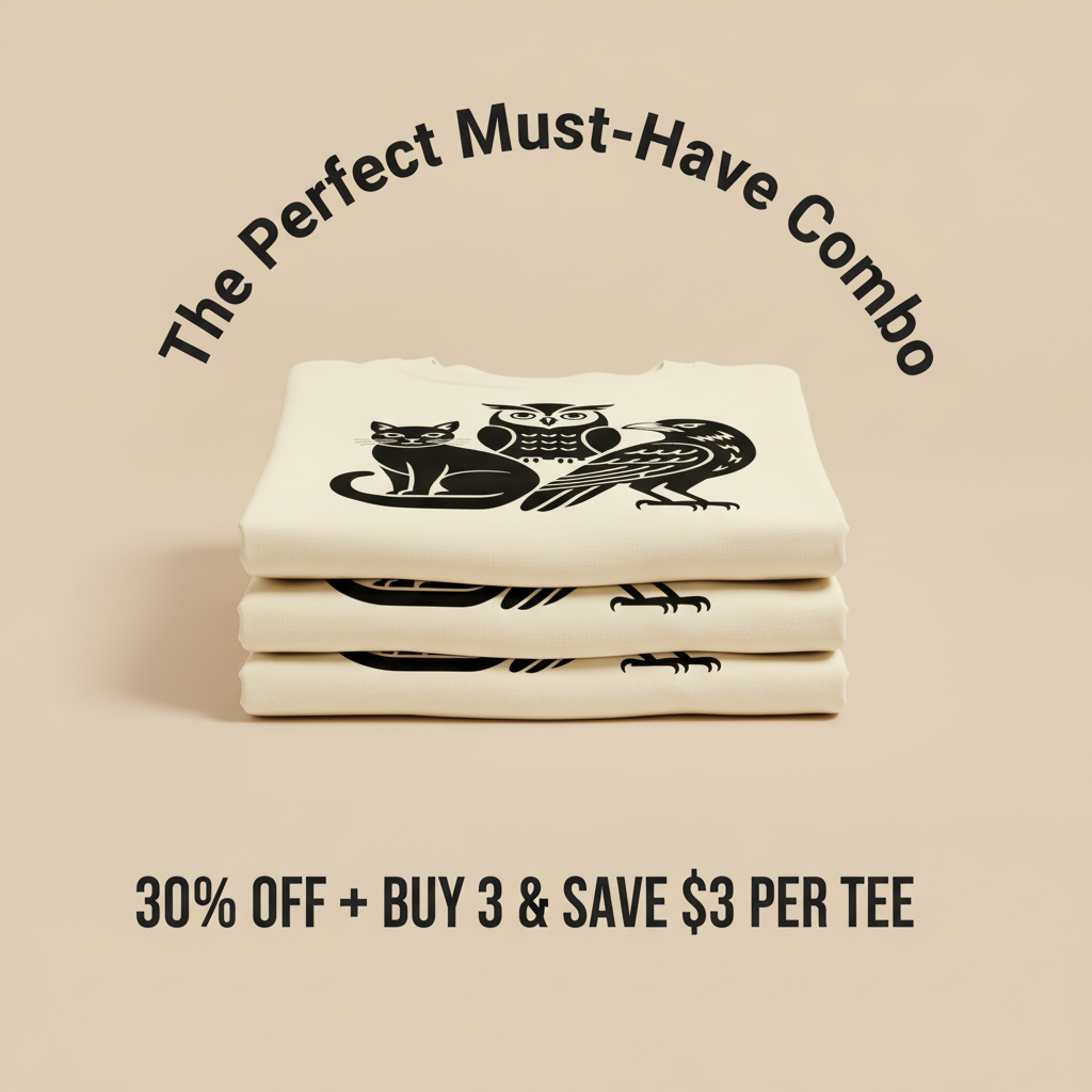 Mystic Trio T-Shirt_stacked_promotion