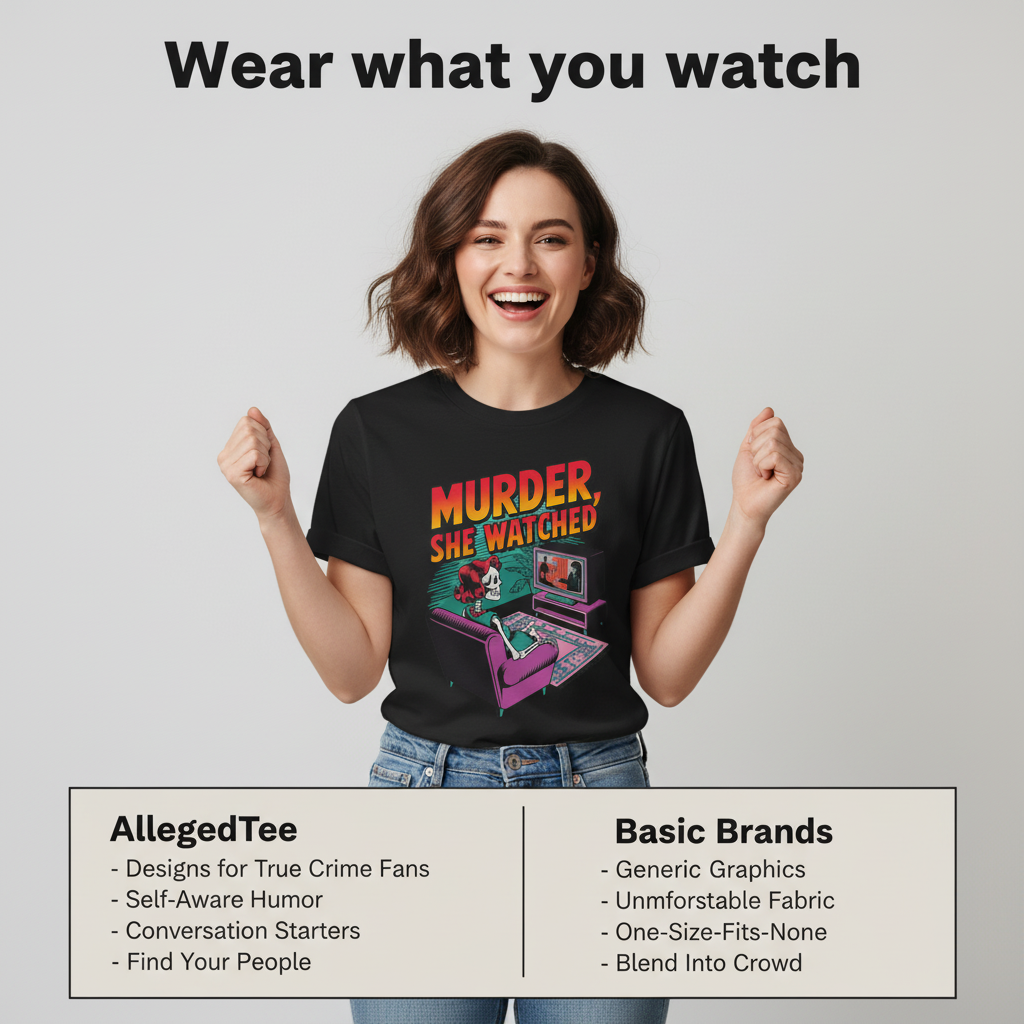 Murder She Watched T-Shirt_product_table