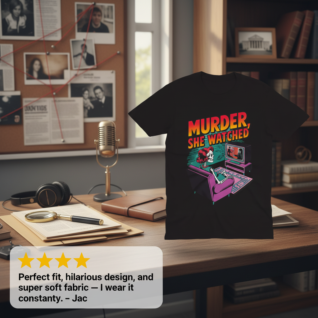 Murder She Watched T-Shirt_review_5star