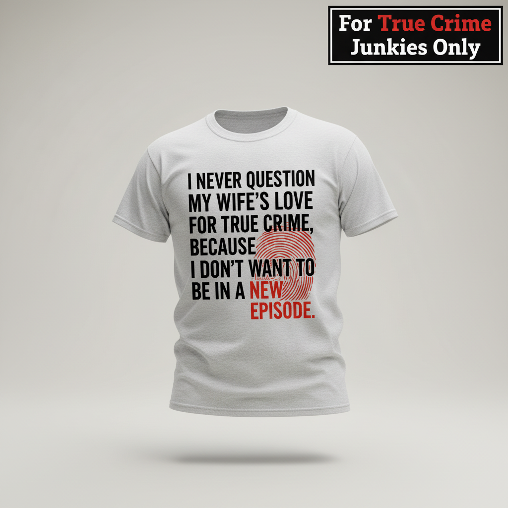 True Crime Wife T-Shirt_3d_float