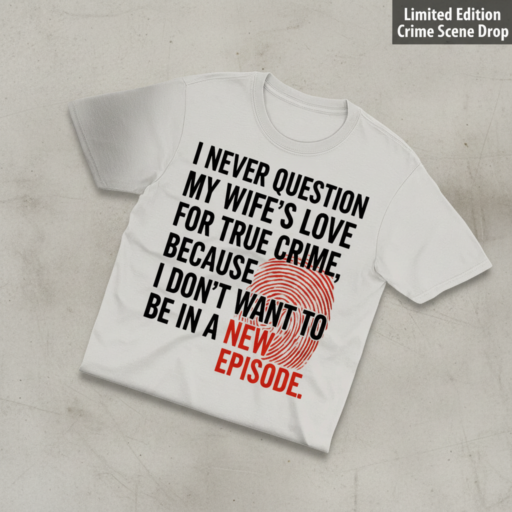 True Crime Wife T-Shirt_fold_tilt