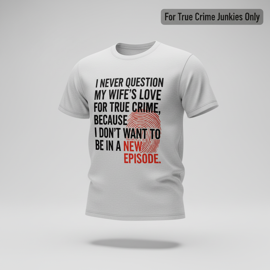 True Crime Wife T-Shirt_3d_float