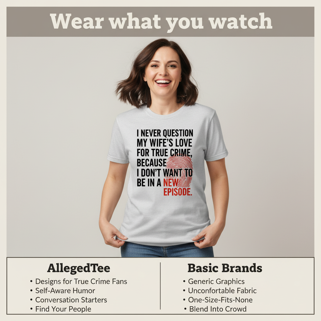 True Crime Wife T-Shirt_product_table