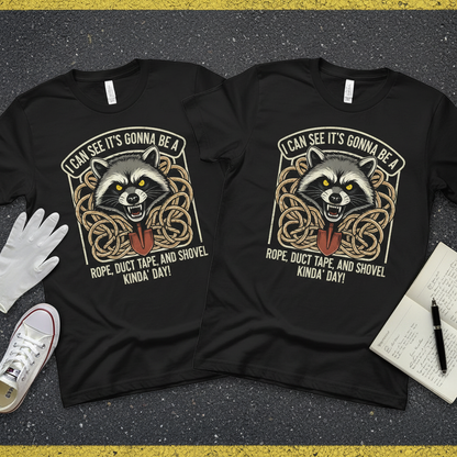 Rope, Duct Tape, & Shovel T-Shirt_dual_lifestyle