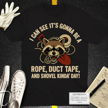 Rope, Duct Tape, & Shovel T-Shirt_review_5star