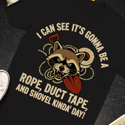 Rope, Duct Tape, & Shovel T-Shirt_extreme_za