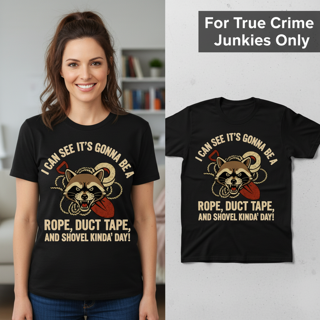 Rope, Duct Tape, & Shovel T-Shirt_model_flat