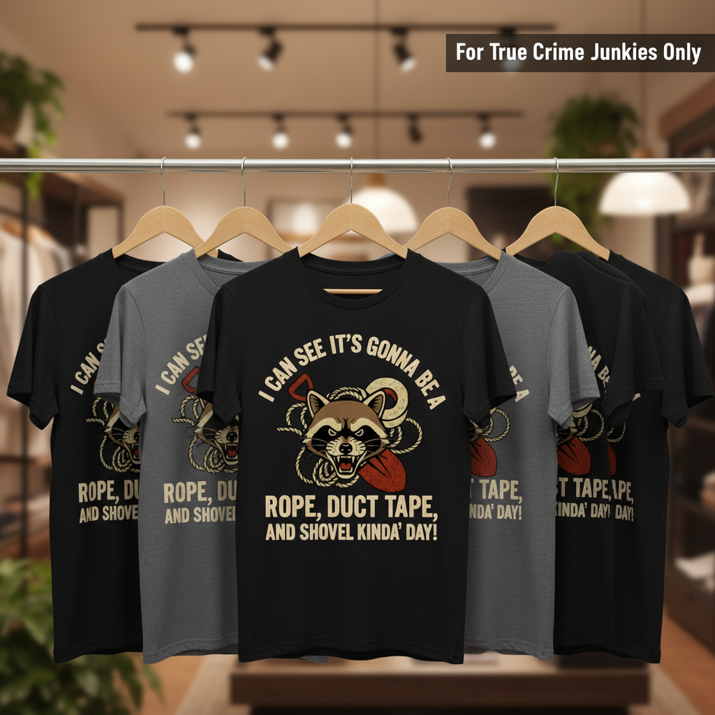 Rope, Duct Tape, & Shovel T-Shirt_boutique_rack