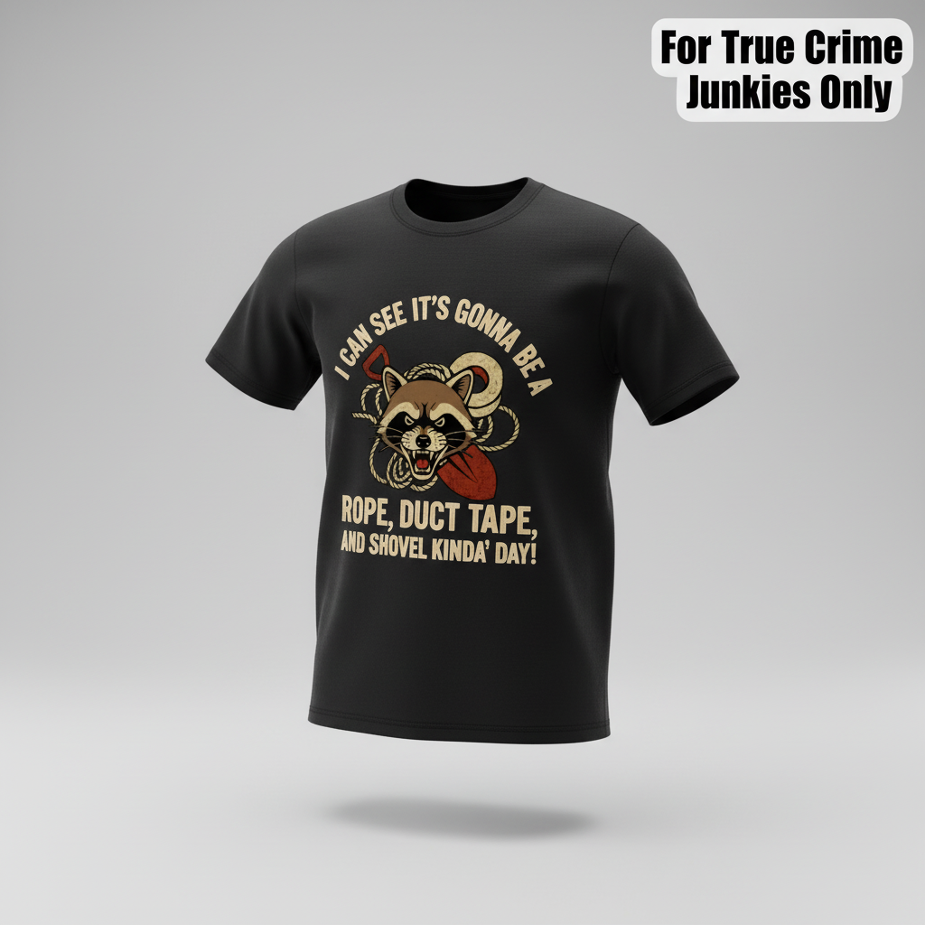 Rope, Duct Tape, & Shovel T-Shirt_3d_float