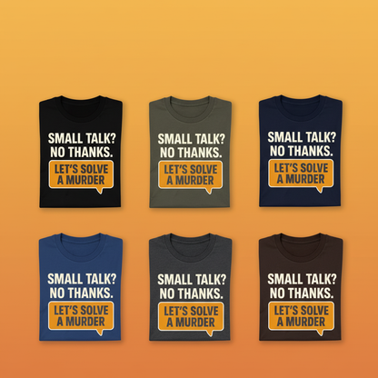 Let's Solve a Murder T-Shirt_6color_grid