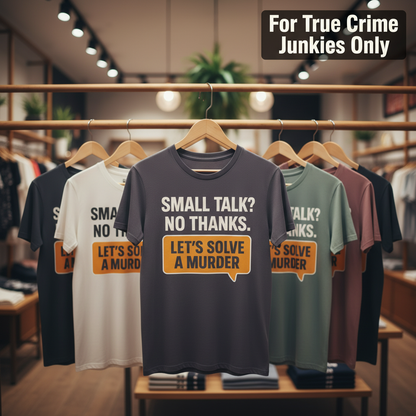Let's Solve a Murder T-Shirt_boutique_rack