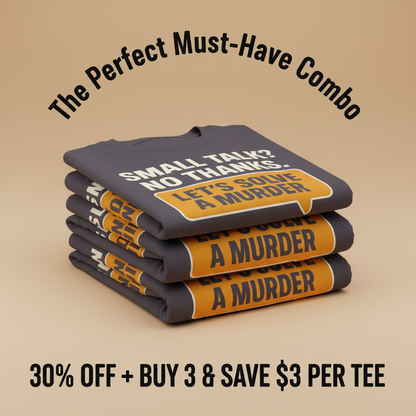 Let's Solve a Murder T-Shirt_stacked_promotion