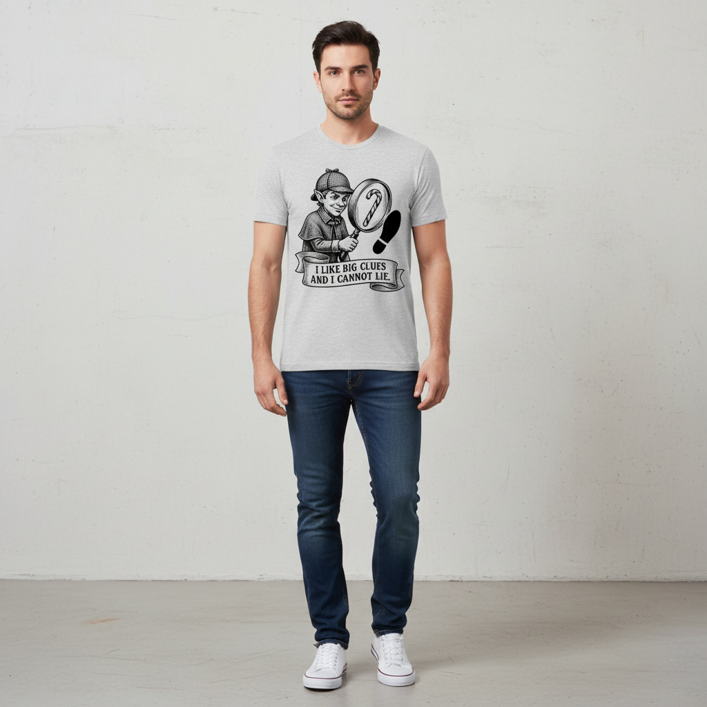 Big Clues Detective T-Shirt_3_model
