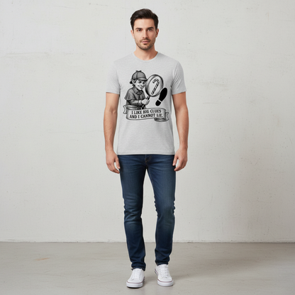 Big Clues Detective T-Shirt_3_model