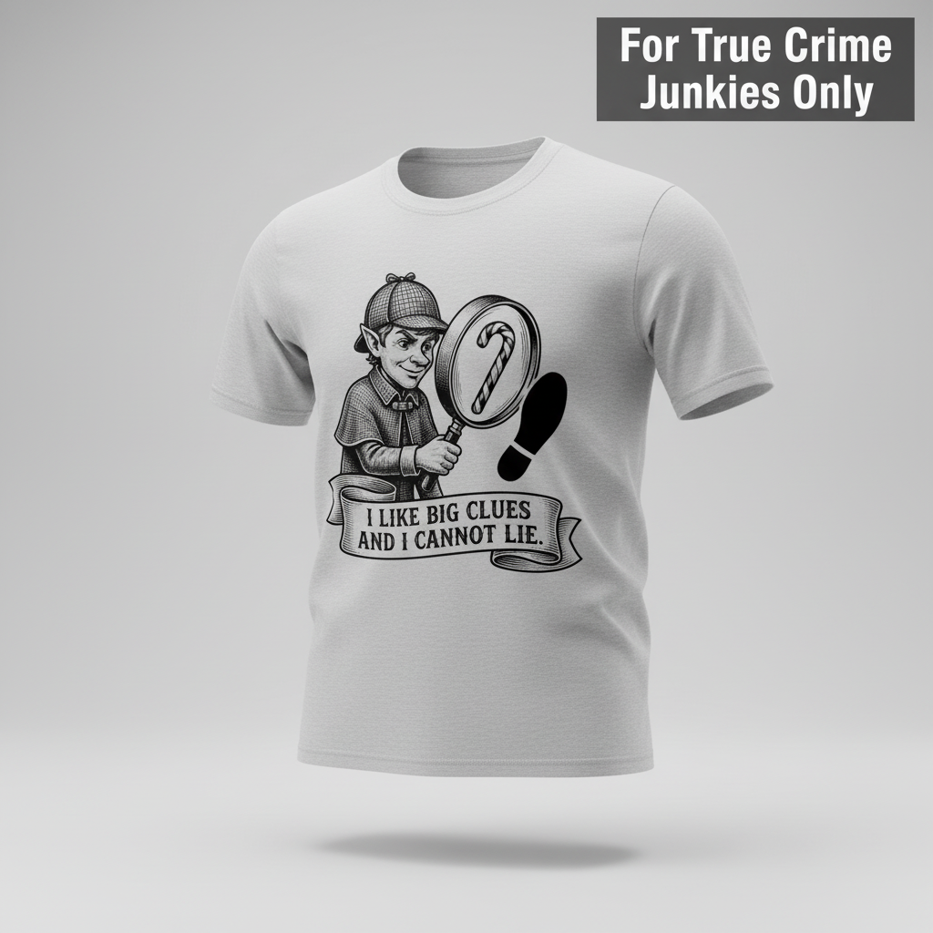 Big Clues Detective T-Shirt_3d_float