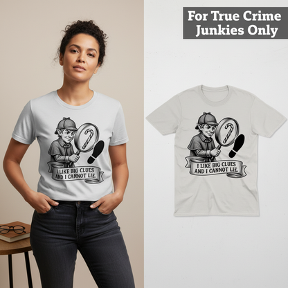 Big Clues Detective T-Shirt_model_flat
