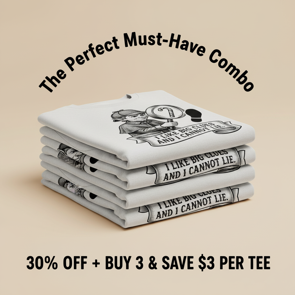 Big Clues Detective T-Shirt_stacked_promotion