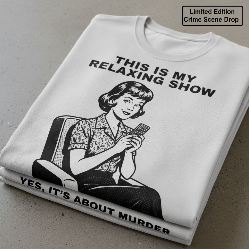 Retro Sass Remote T-Shirt_stacked_flatlay