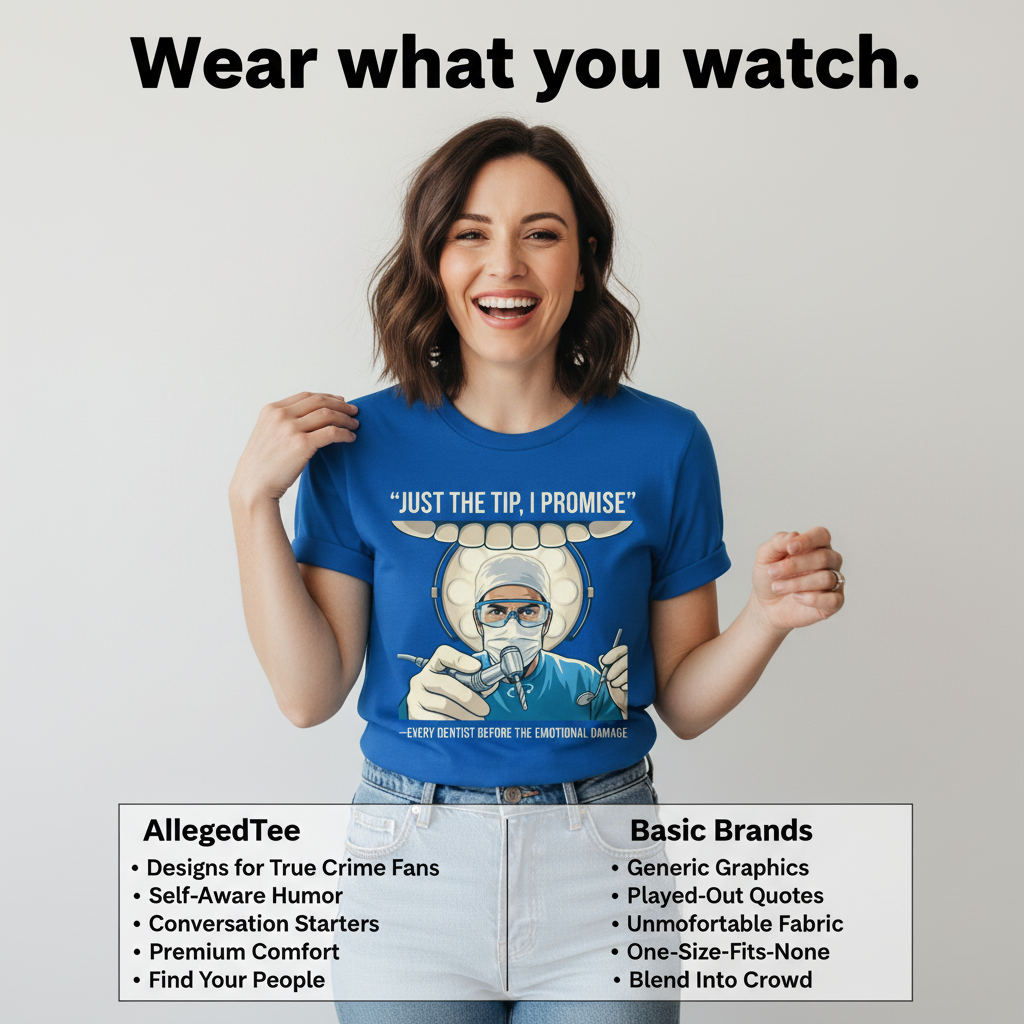 Just the Tip Dentist Humor T-Shirt_product_table