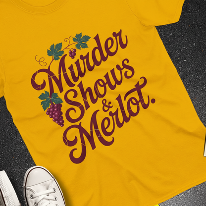 Murder Shows & Merlot T-Shirt_extreme_za