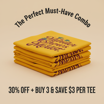 Murder Shows & Merlot T-Shirt_stacked_promotion