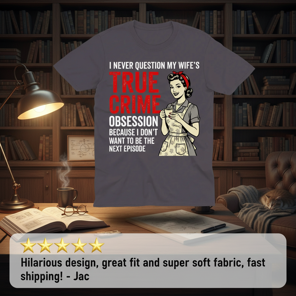 True Crime Obsession T-Shirt_review_5star