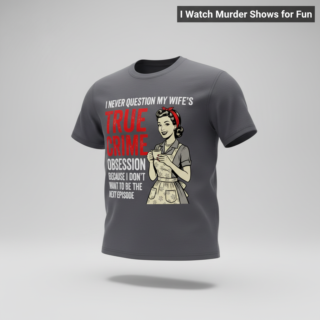 True Crime Obsession T-Shirt_3d_float