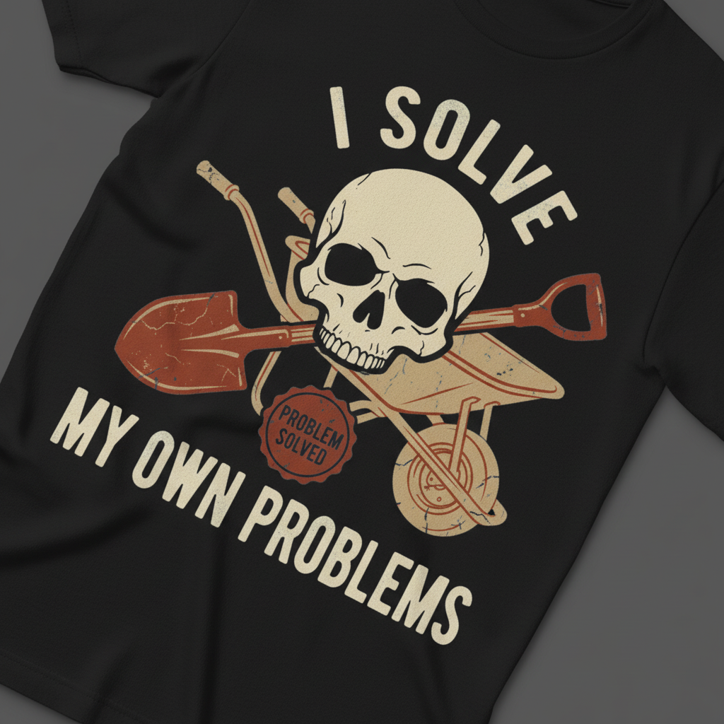 I Solve My Own Problems T-Shirt_extreme_za
