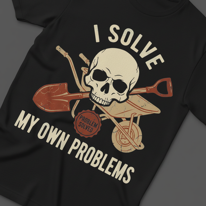 I Solve My Own Problems T-Shirt_extreme_za