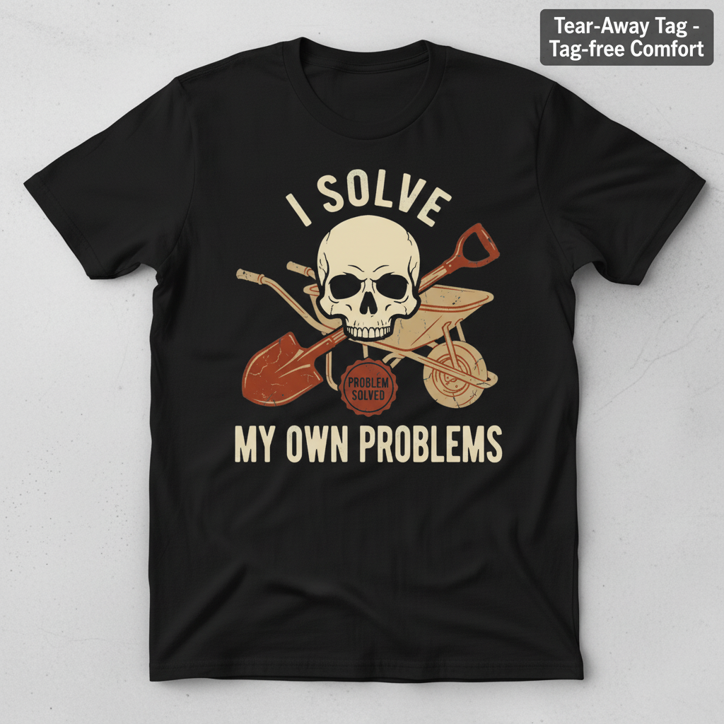 I Solve My Own Problems T-Shirt_clean