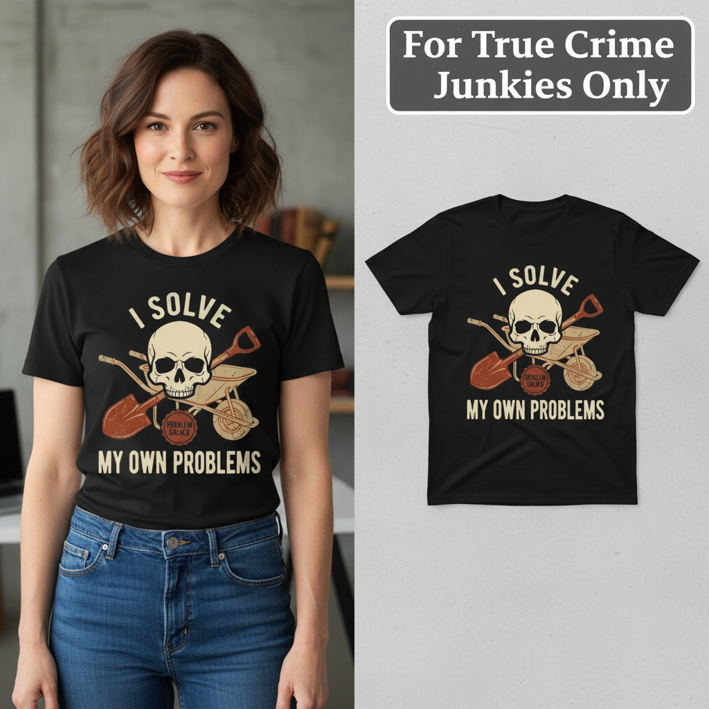 I Solve My Own Problems T-Shirt_model_flat