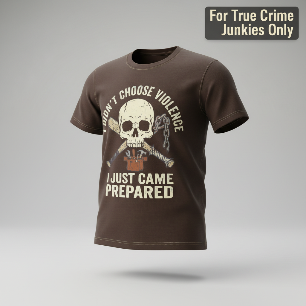 Prepared for Anything Skull T-Shirt_3d_float