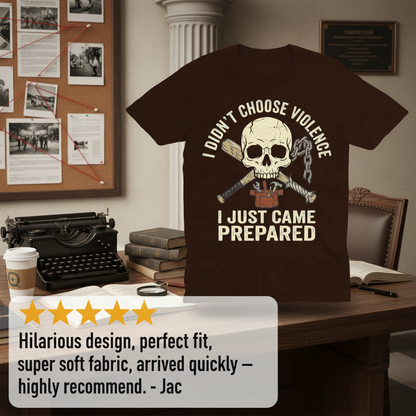 Prepared for Anything Skull T-Shirt_review_5star